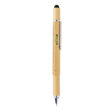 Logotrade advertising product picture of: Bamboo 5-in-1 toolpen